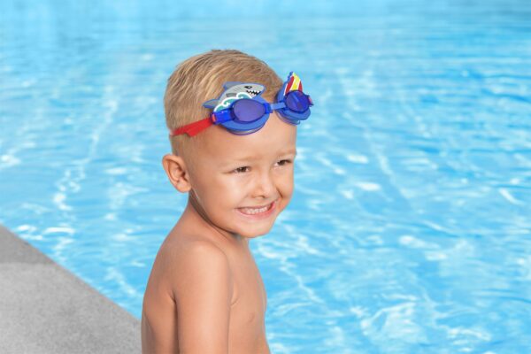 lunettes de natation emoticons enfants 3/6 ans requin