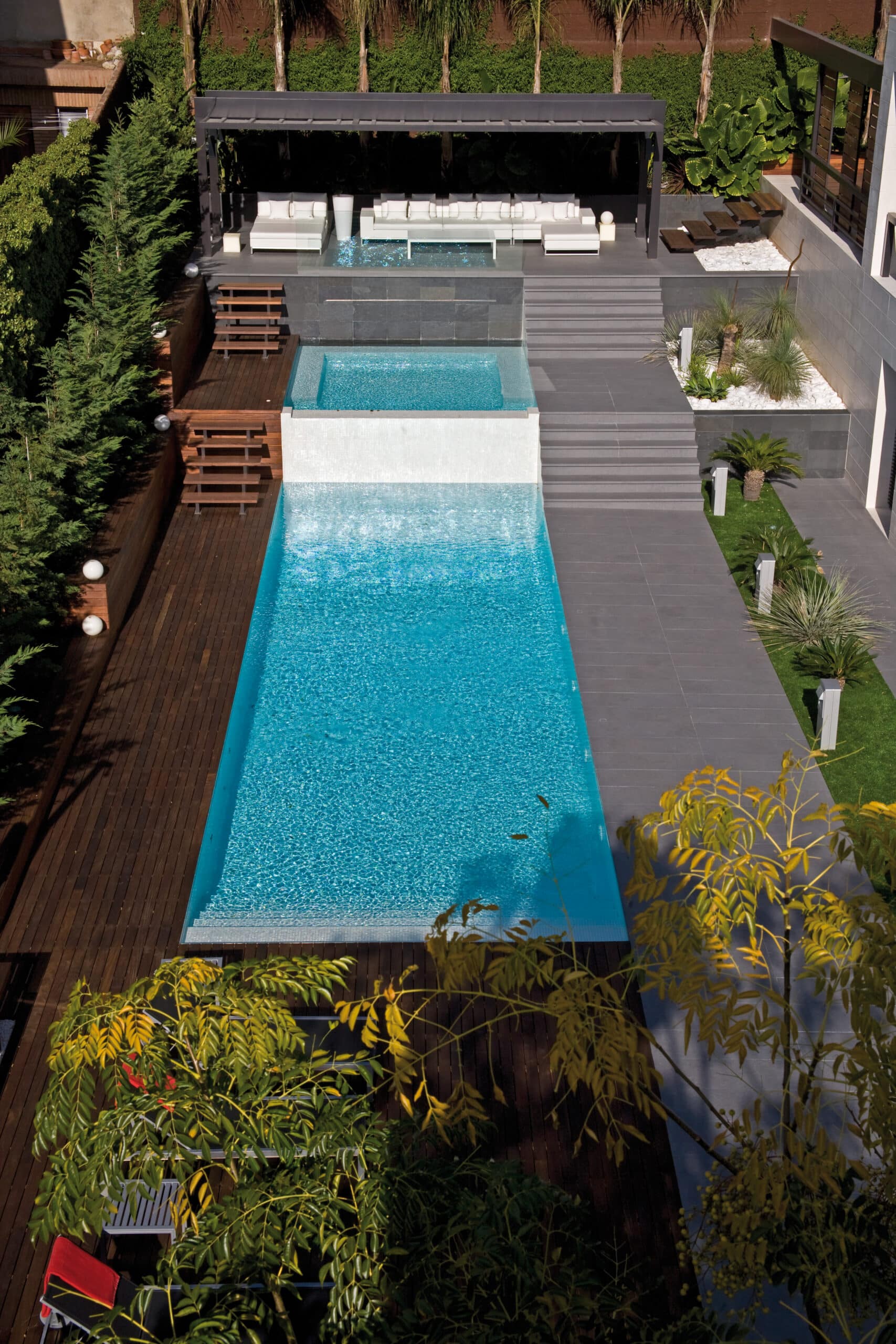 LINER INTERLINE VERNI GRIS FONCÉ prix au m² Label Piscines