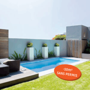 piscine coque couloir mini -10m² Label Piscines