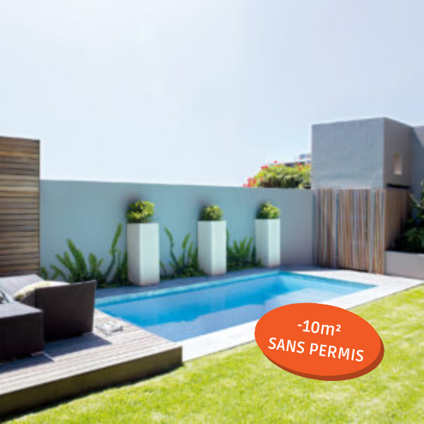 piscine coque couloir mini -10m² Label Piscines