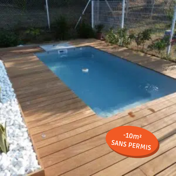 piscine coque mini -10m² Label Piscines