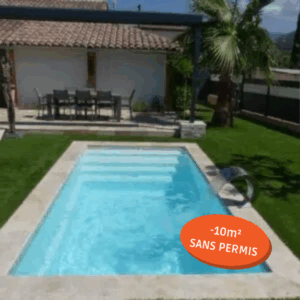 piscine coque mini -10m² Label Piscines