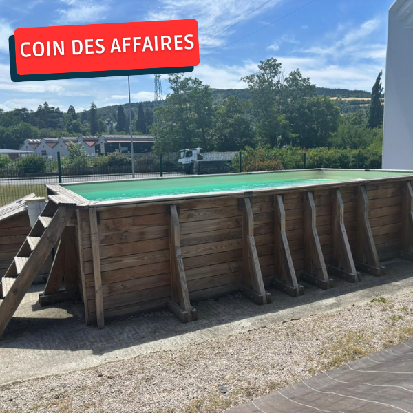 piscine hors sol bois petit prix firminy