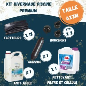 kit hivernage piscine 6x3 premium