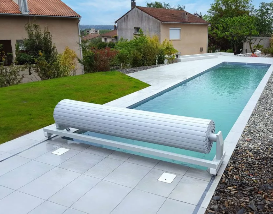 volet piscine hors sol aquamaster master roll label piscines
